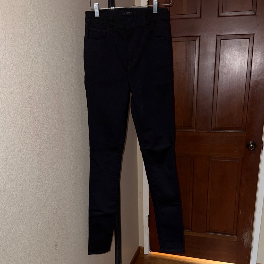 J Brand Carolina Eco Seriously Black Skinny Jeans Womens Size 26
